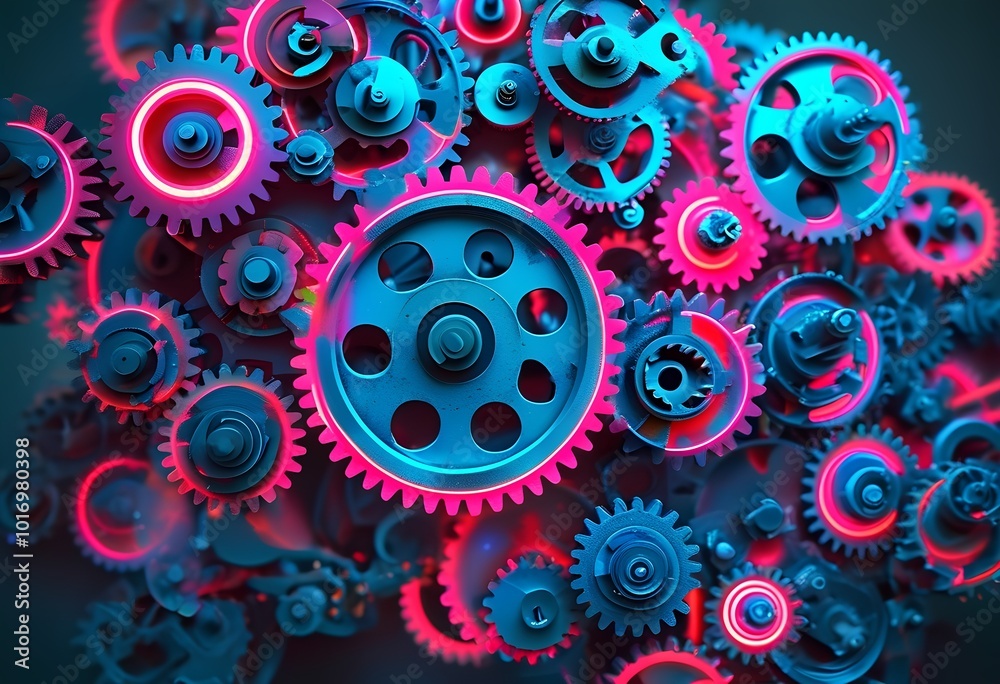 abstract gear pattern abstract gear pattern