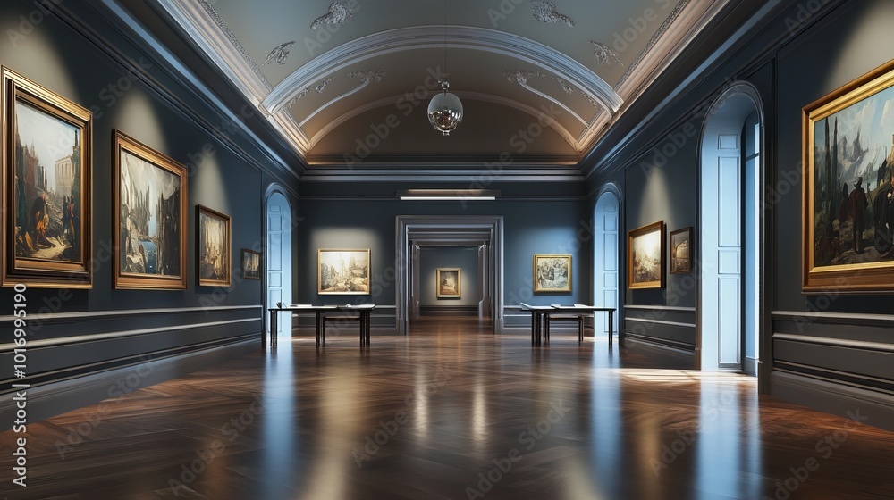 3d rendering of interior museum exhibition room
3d rendering of interior museum exhibition room