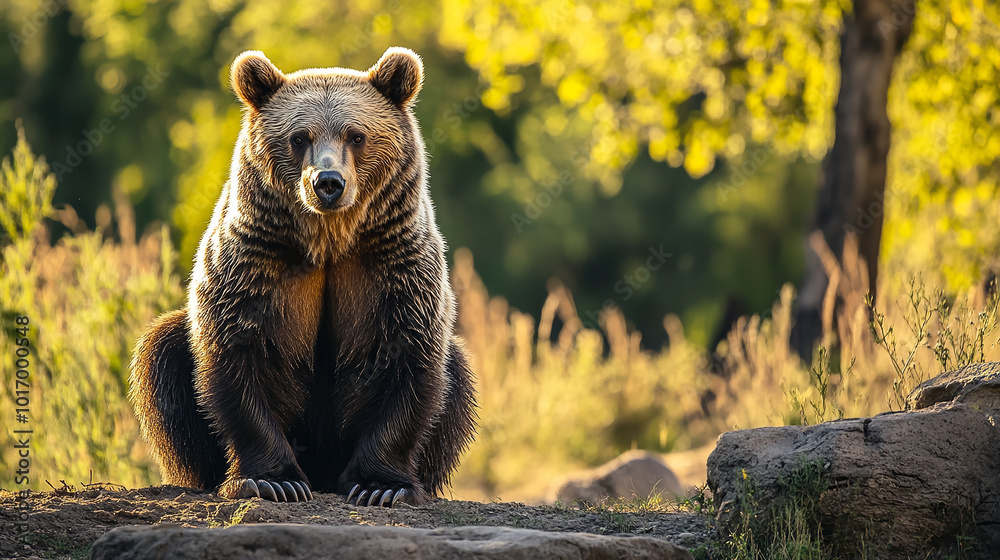 Fototapeta premium Bear, full body shot