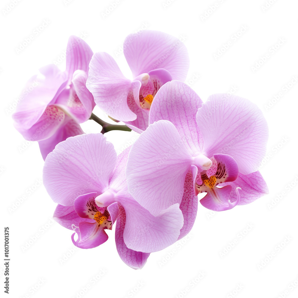 Vibrant orchid flowers captured on a crisp Png background showcasing their beauty and delicate details in bloom, Orchid flowers isolated on Png background Vibrant orchid flowers captured on a crisp Png background showcasing their beauty and delicate details in bloom, Orchid flowers isolated on Png background