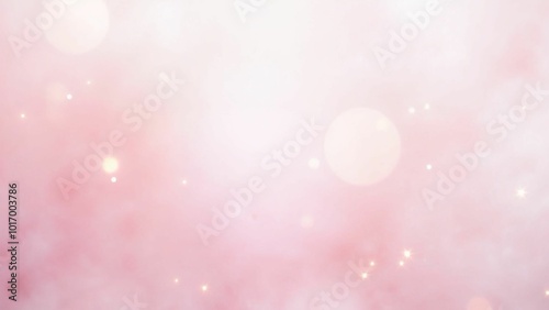 A dreamy pink bokeh background with soft light effects, creating a magical and enchanting atmosphere