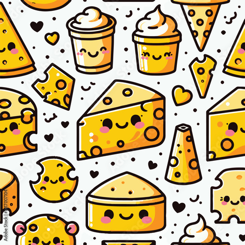 Cheese Seamless Pattern