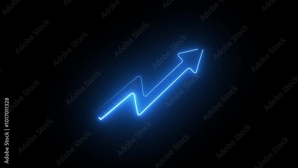 abstract beautiful directional arrow icon animation. abstract beautiful directional arrow icon animation.