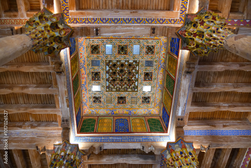 Djome mosque interiors. Bukhara. Uzbekistan photo