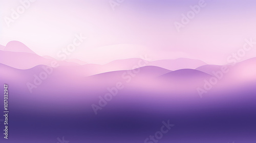 Stunning Gradient Landscape: Serene Purple and Pink Mountain Horizon Background