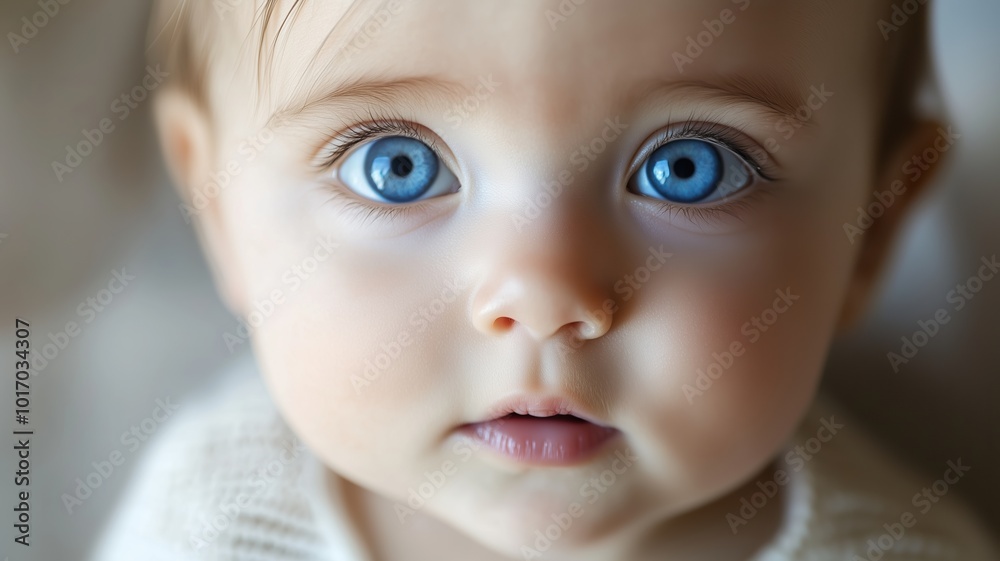 Happy baby smiling against a warm, golden bokeh background, creating a soft and joyful atmosphere. Happy baby smiling against a warm, golden bokeh background, creating a soft and joyful atmosphere.