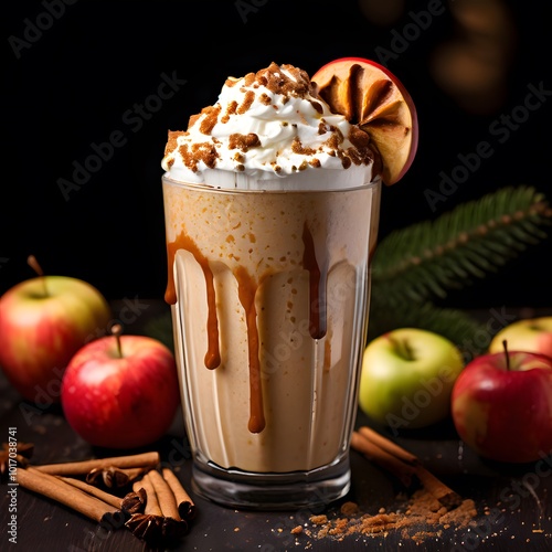 Gingerbread apple shake  photo