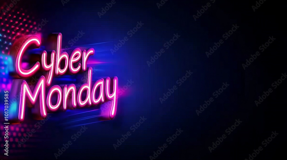 Obraz premium Cyber Monday is here! Time to save big on your favorite items.