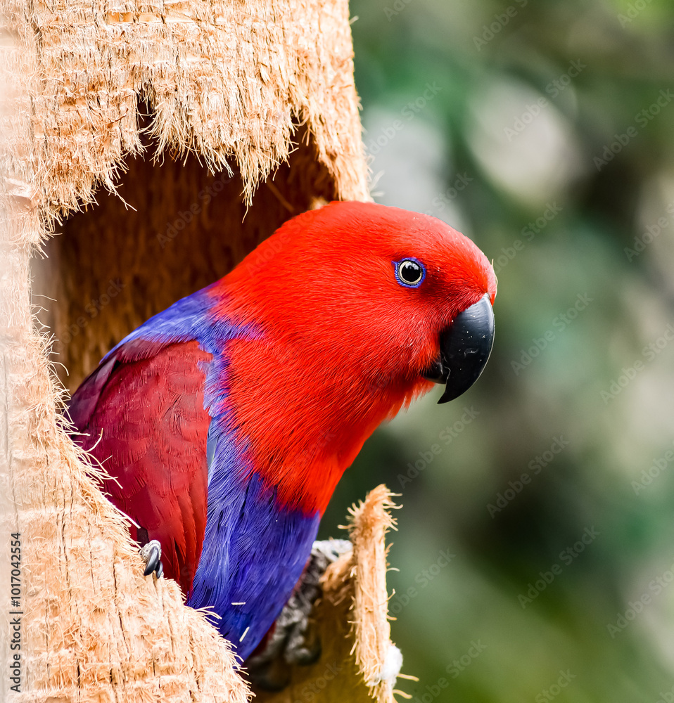 Beautiful and cute colorful parrot