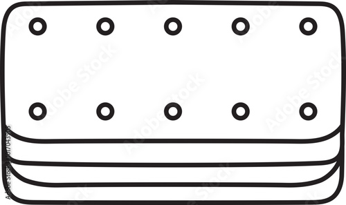 bourbon biscuit baked sweet bakery clipart