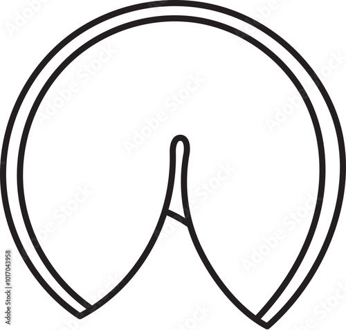 fortune cookie baked sweet bakery clipart