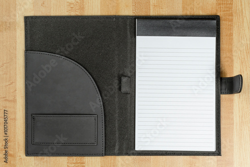 Canvas-taulu Junior Legal Pad With Copy Space On Wooden Desktop