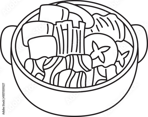nabe japanese food clipart
