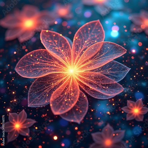 abstract flower background