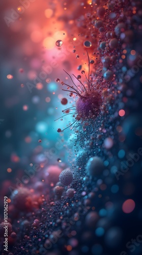 abstract background with bubbles