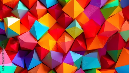 abstract background with triangles