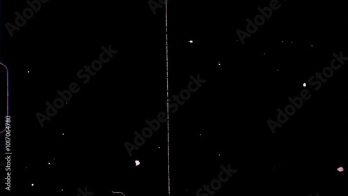 Film burn 8mm effect ,Long Flickering Frame Overlay animation. 4K Noise Dust loop .