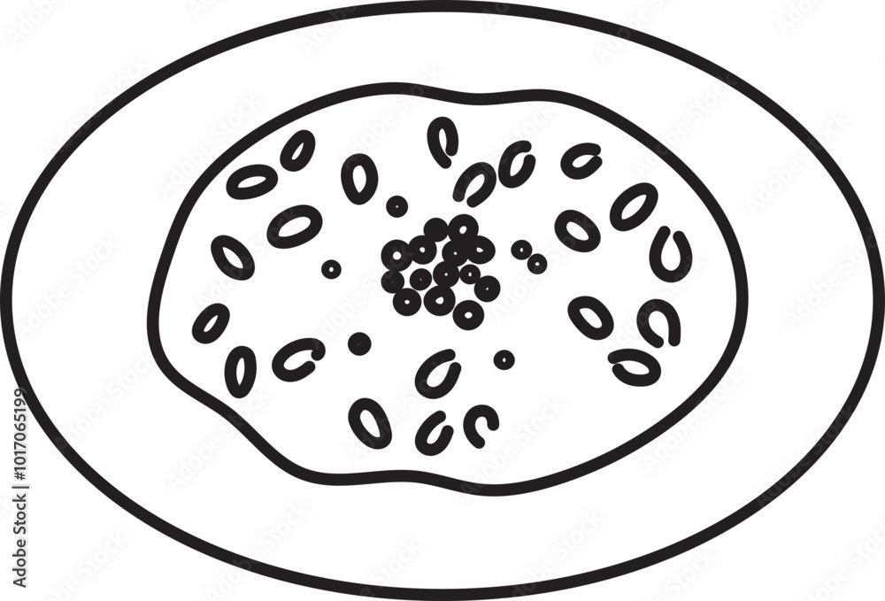 classic risotto italian food outline clipart classic risotto italian food outline clipart