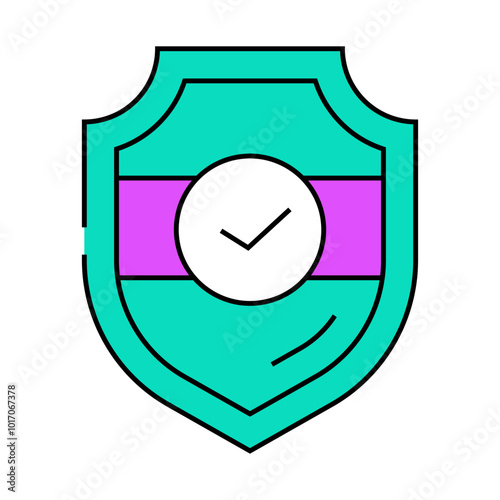 protection esg line icon vector. protection esg sign. isolated symbol illustration