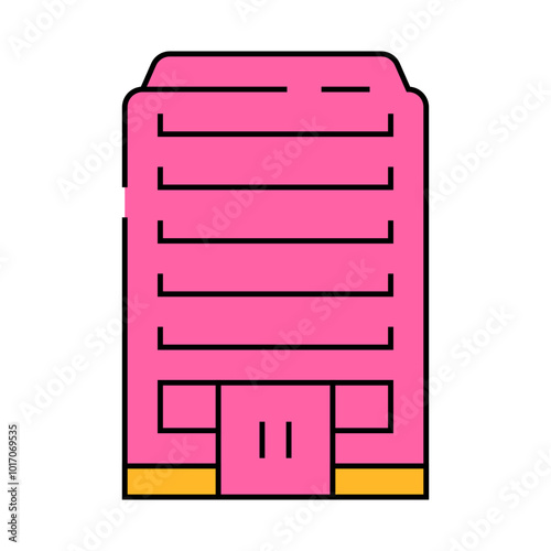 company esg line icon vector. company esg sign. isolated symbol illustration