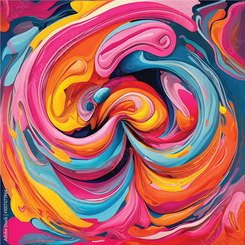 Colorful abstract painting background