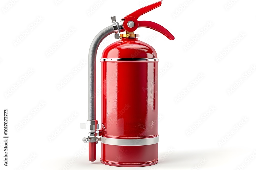 Classic Red Fire Extinguisher for Safety and Emergency Preparedness Classic Red Fire Extinguisher for Safety and Emergency Preparedness