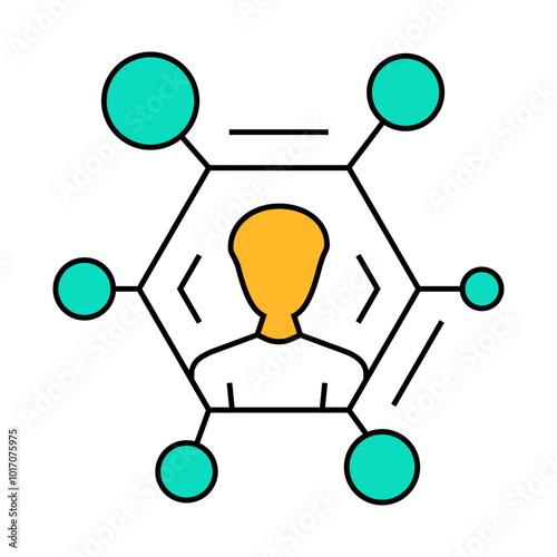 society esg line icon vector. society esg sign. isolated symbol illustration