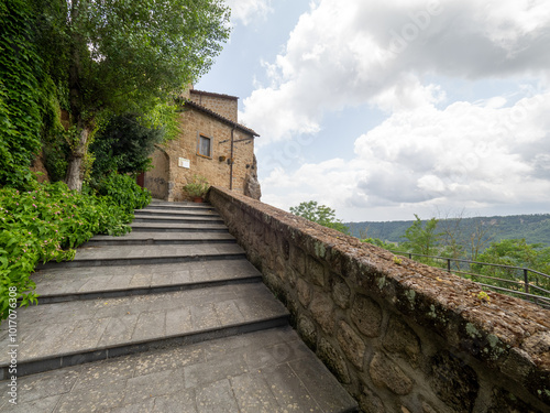 Piazza Porta di Vale, Bagnoregio, Italy