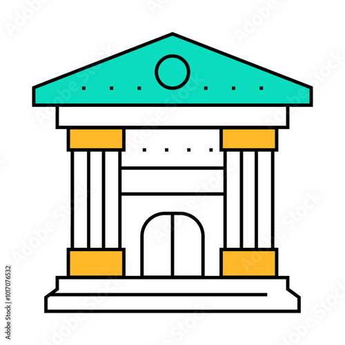 governance esg line icon vector. governance esg sign. isolated symbol illustration