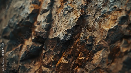 Close-up of eroded rock with fine textures