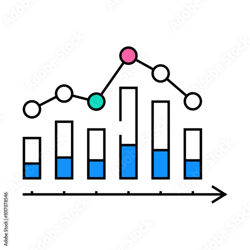economy esg line icon vector. economy esg sign. isolated symbol illustration