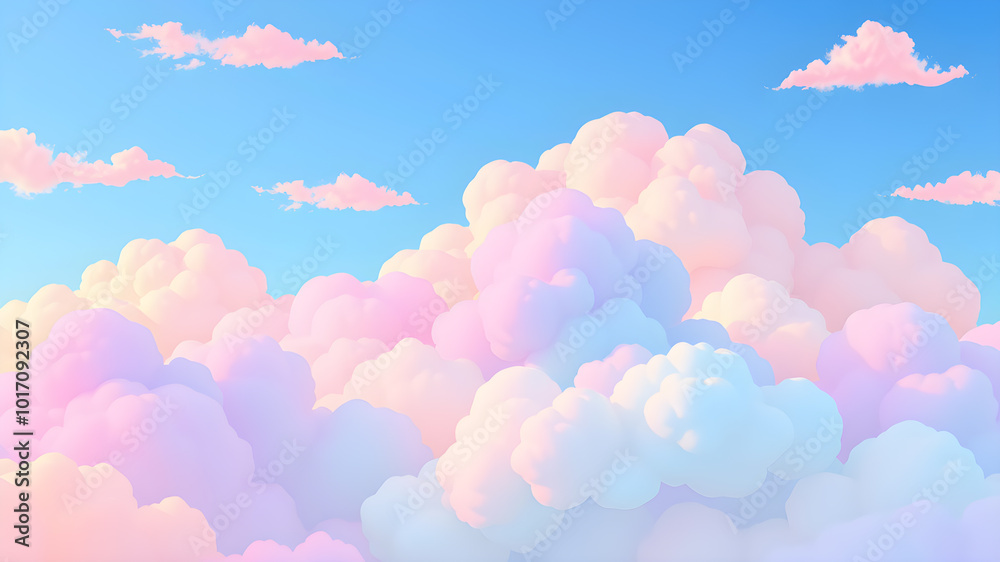 Pastel Cloud Background, Cotton Candy colorful Clouds, Rainbow Cloud Background, Cloud Background. Generative AI Pastel Cloud Background, Cotton Candy colorful Clouds, Rainbow Cloud Background, Cloud Background. Generative AI