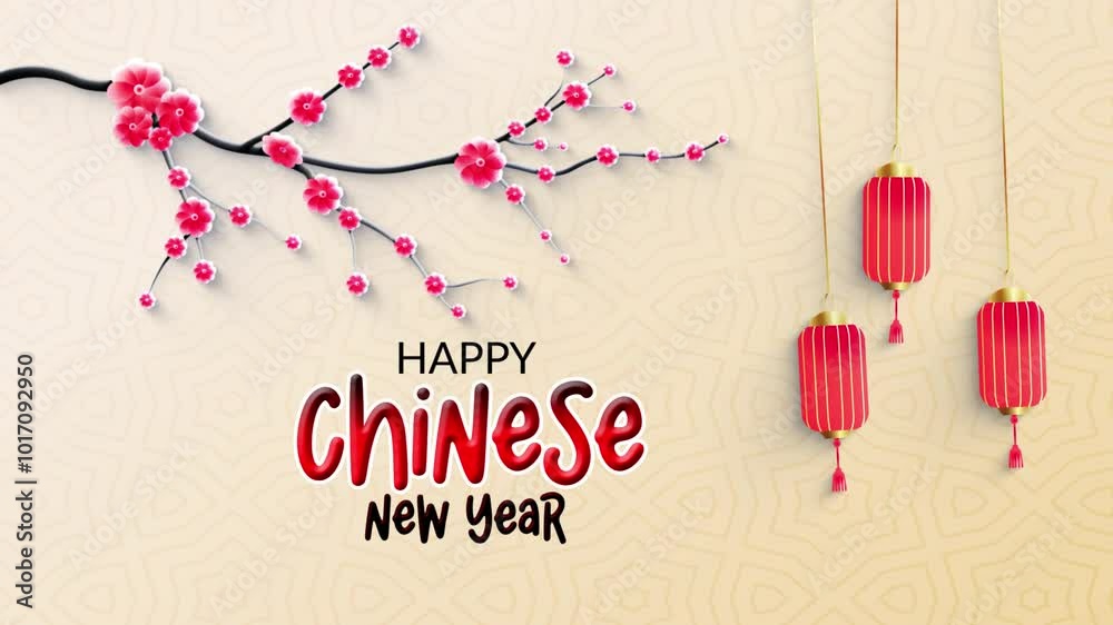 Chinese New Year, Festival Background 