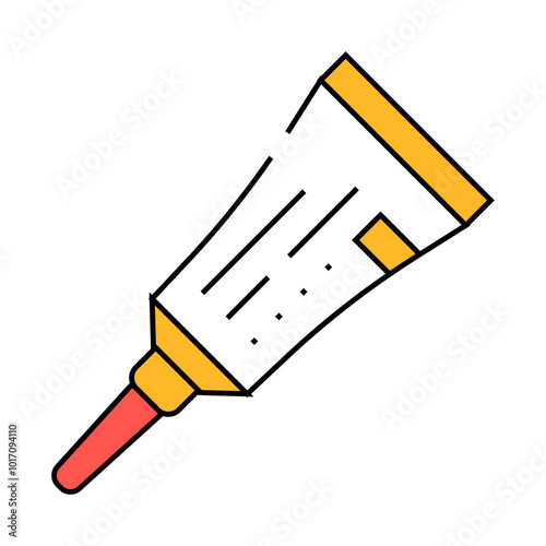 antibiotic ointment line icon vector. antibiotic ointment sign. isolated symbol illustration