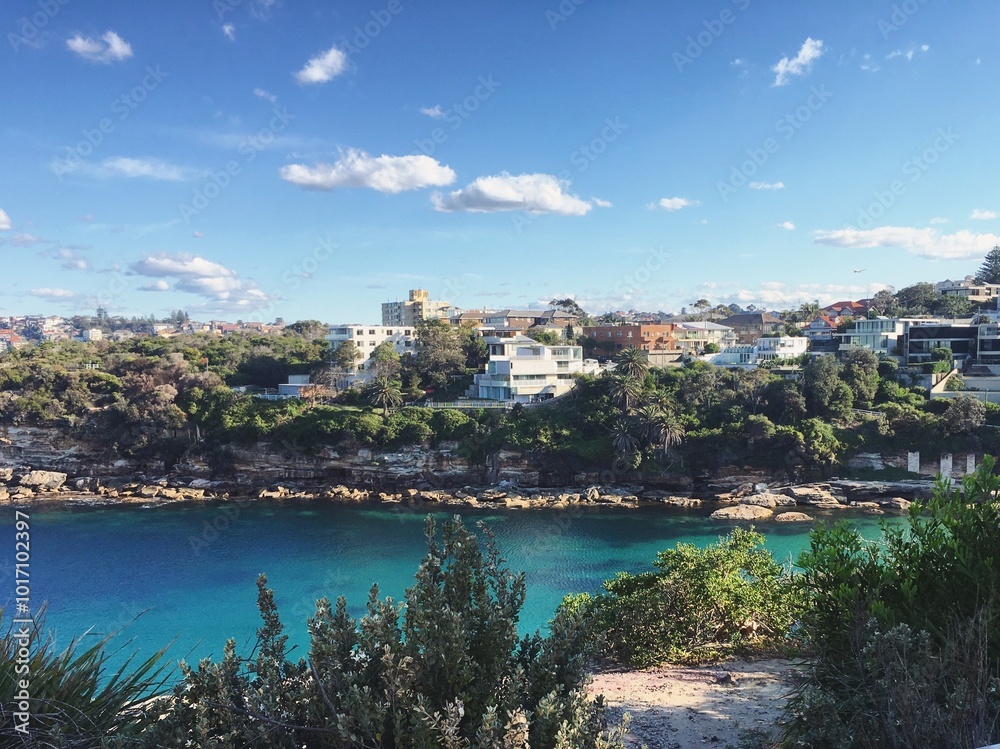 Naklejka premium bondi to coogee walk