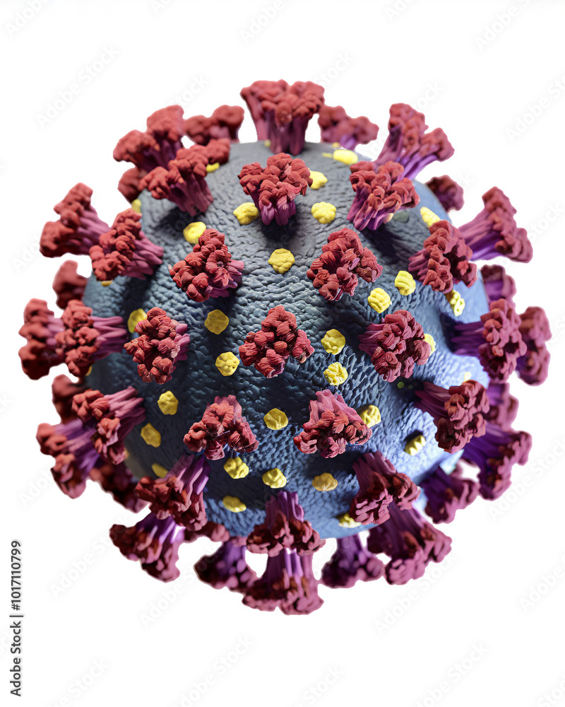 A 3D render of the novel coronavirus (SARS-CoV-2) particle. A 3D render of the novel coronavirus (SARS-CoV-2) particle.