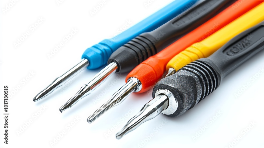 Tip screwdriver on white Tip screwdriver on white