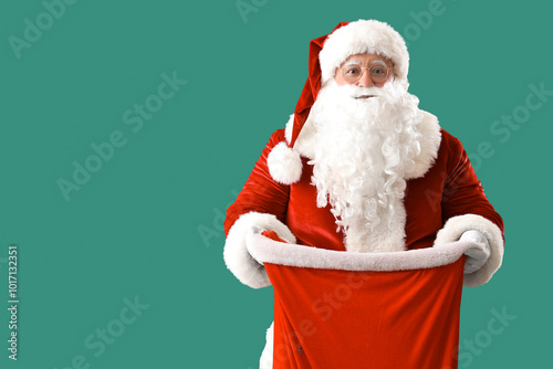 Santa Claus with bag full o...