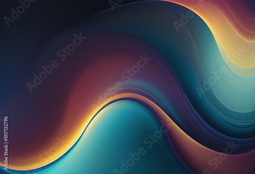 Fluid Gradient with MidnightBlue, Cyan, Maroon, Gold and Dark Goldenrod Transitions