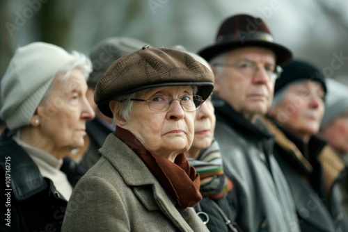 Unidentified participants of the celebration of the 70th anniversary of the collapse of Communism in Central Europe.