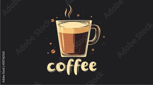 illustration of a cup of coffee.