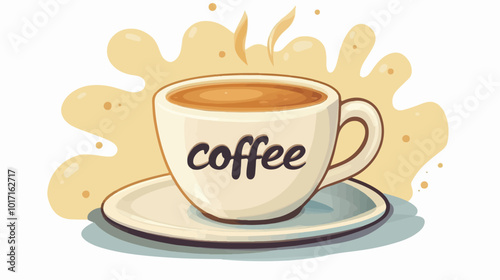 illustration of a cup of coffee.