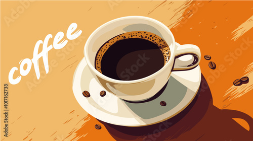 illustration of a cup of coffee.