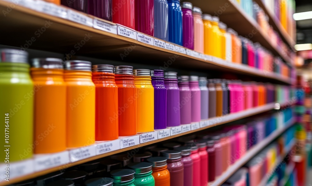 paint samples at a hardware shop paint samples at a hardware shop