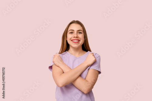 Young deaf mute woman using...