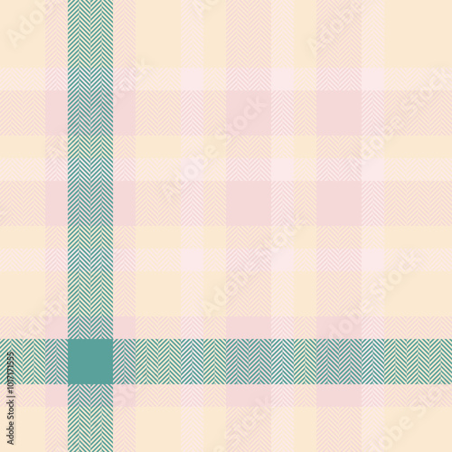 Choose pattern tartan background, textured plaid seamless check. Floor texture fabric textile vector in papaya whip and light colors.