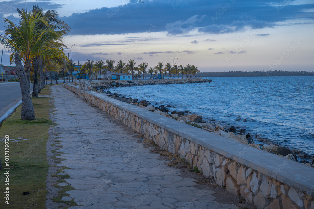 Obraz premium Waterfront promenade in Caibarien - Cuba