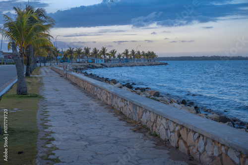 Waterfront promenade in Caibarien - Cuba photo