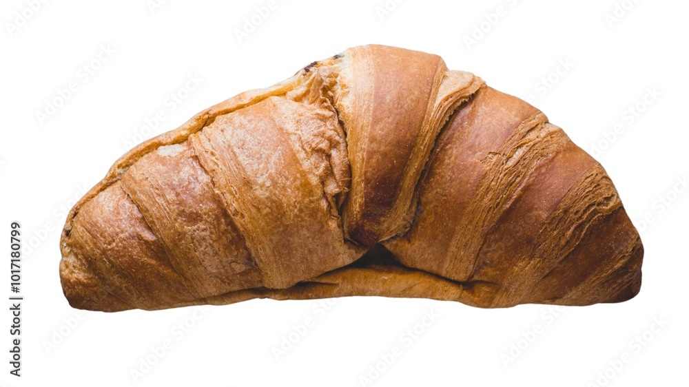 Delicious and fresh croissant isolated on white background. Delicious and fresh croissant isolated on white background.