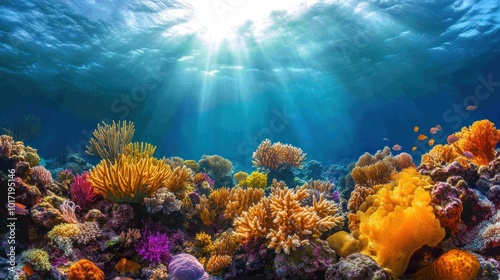 Underwater Paradise: Vibrant Coral Reef